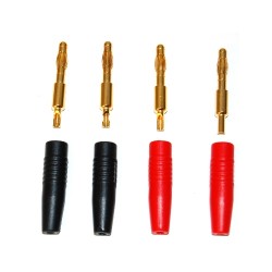 4MM Banana Plug/Charge Plug (solder type) (2 pair/bag) [4MM-CHR-PL]